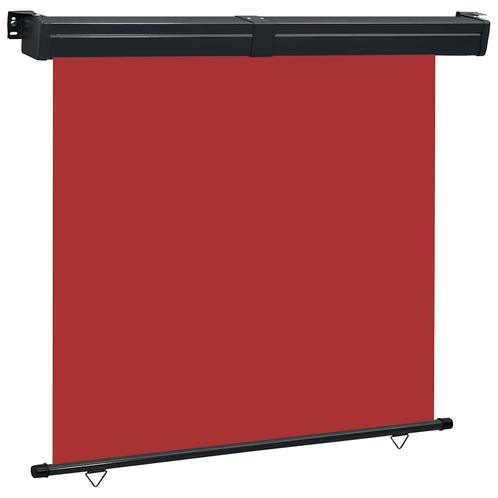 vidaXL Balkonscherm 175x250 cm rood, Tuin en Terras, Zonneschermen, Nieuw, Verzenden