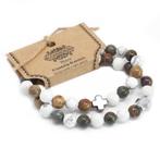 Edelstenen Vriendschaps Armbanden - Peace - Picasso Jasper &, Sieraden, Tassen en Uiterlijk, Edelstenen, Ophalen of Verzenden