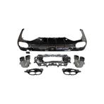 Diffuser voor mercedes e-klasse w214 ronde uitlaatpijpen gla, Nieuw