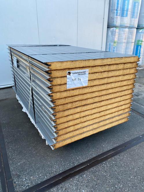 Sandwichpanelen Aanbieding! 60mm | 1750 x 1000mm | MP 54, Doe-het-zelf en Verbouw, Platen en Panelen, 50 tot 100 mm, Nieuw, Overige materialen