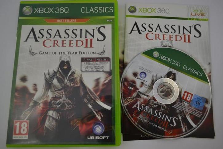Assassins Creed II  - Game Of The Year Edition - Classics, Spelcomputers en Games, Games | Xbox 360, 1 speler, Zo goed als nieuw