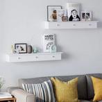 Zwevende Wandplank met 3 Lades – Wit Opbergrek 80x15x10 cm, Huis en Inrichting, Verzenden, Nieuw