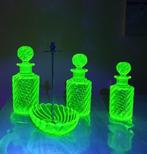 Art Deco Toiletset - Baccarat - Kristal - 4 stukken -, Antiek en Kunst