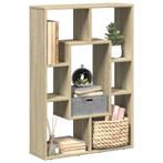 vidaXL Boekenkast 63x20x90 cm bewerkt hout sonoma, Verzenden, Nieuw, Overige houtsoorten