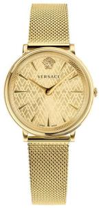 Versace VE8100619 V-Circle dames horloge 38 mm, Sieraden, Tassen en Uiterlijk, Horloges | Dames, Overige merken, Staal, Verzenden