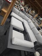 Showroommodel Almeria hoek loungeset 6-delig aluminium, Tuin en Terras, Ophalen of Verzenden, Nieuw