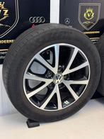 2 stuks originele 205/55R16V VW Touran Reservewiel 5x112, Gebruikt, 16 inch, Banden en Velgen, 205 mm