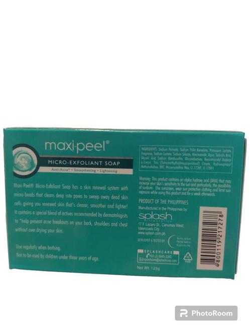 Maxi-Peel micro exfoliërende zeep 125gr, Sieraden, Tassen en Uiterlijk, Beautycases, Ophalen of Verzenden