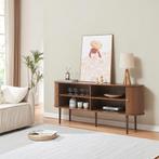 Sideboard Mapia dressoir 166x40x70 cm walnootkleurig [en.cas, Verzenden, Nieuw