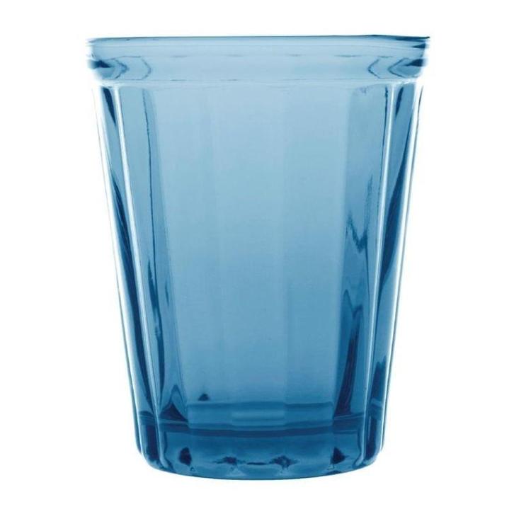 Tumbler glazen blauw - Per 6 stuks - 26cl, Zakelijke goederen, Horeca | Keukenapparatuur, Nieuw in verpakking, Verzenden