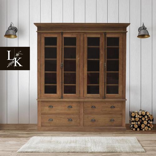Landelijke klassieke kast, buffetkast, ladekast, servieskast, Huis en Inrichting, Kasten | Buffetkasten, 200 cm of meer, 25 tot 50 cm