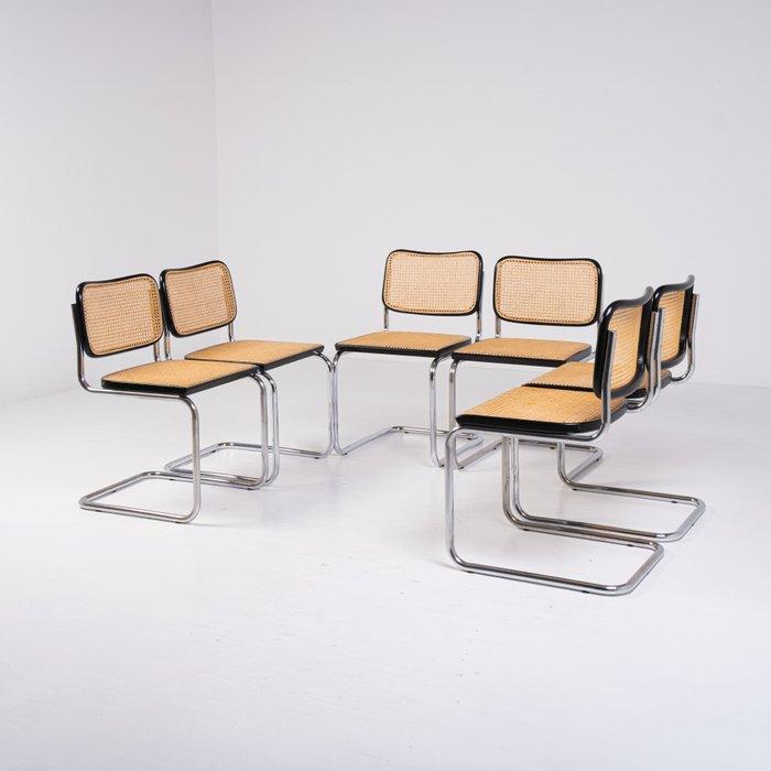 Gavina - Marcel Breuer - Stoel (6) - Cesca - Beuken, Antiek en Kunst, Kunst | Designobjecten