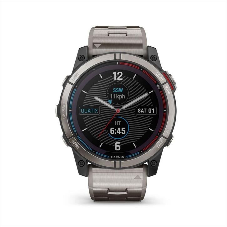 Garmin Quatix 7X Solar GPS-Smartwatch voor watersporters -, Watersport en Boten, Accessoires en Onderhoud, Ophalen of Verzenden