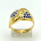 Zonder Minimumprijs - Cocktailring - 9 kt. Geel goud, Zilver, Sieraden, Tassen en Uiterlijk, Antieke sieraden