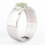 Zonder Minimumprijs - Ring Zilver - 0.25ct. tw. Olivijn, Sieraden, Tassen en Uiterlijk, Ringen, Nieuw