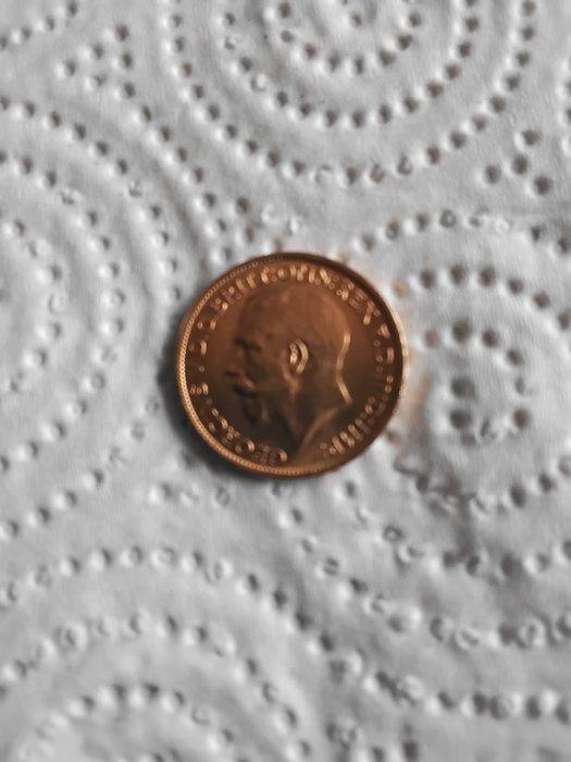 Verenigd Koninkrijk. George V. Sovereign 1914 (Zonder, Postzegels en Munten, Munten | Europa | Niet-Euromunten