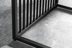Design bijzettafel ARCHITECTURE 40cm zwart marmer metaal -, Huis en Inrichting, Tafels | Sidetables, Nieuw, Ophalen of Verzenden
