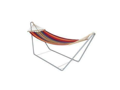 Lesli hangmat in standaard, Tuin en Terras, Tuinsets en Loungesets, Nieuw, Overige materialen