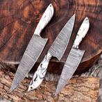 Keukenmes - Chefs knife - Hars en gevouwen staal - Noord