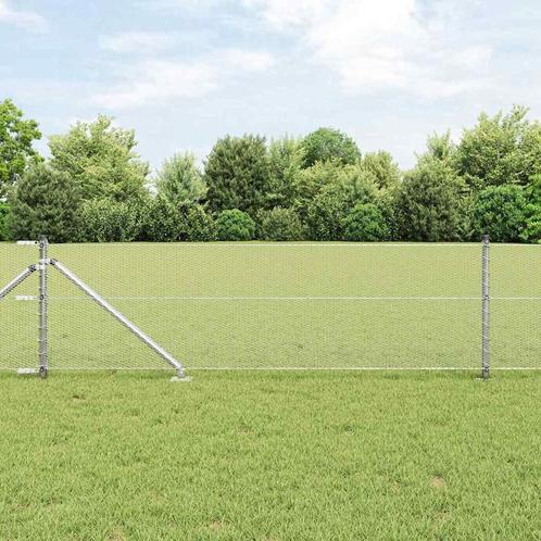vidaXL Hexagon Hek 0.6x100 m Gegalvaniseerd Staal, Tuin en Terras, Schuttingen, Nieuw, IJzer, Verzenden