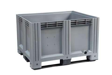 Palletbox kunststof 120x100x76cm gesloten, 3-sledes, nieuw -, Doe-het-zelf en Verbouw, Kratten en Dozen, 60 cm of meer, 100 cm of meer