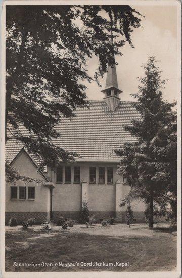 RENKUM - Sanatorium Oranje Nassaus Oord, Renkum. Kapel, Verzamelen, Ansichtkaarten | Nederland, Verzenden