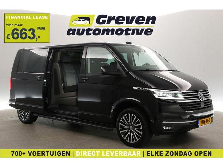 Volkswagen Transporter 2.0 TDI 199PK L2H1 Bulli | Aut. |, Auto's, Bestelauto's, Automaat, Diesel, Zwart, Volkswagen