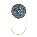 Bloomingville Wandklok Groen Metaal 40cm.H (Wanddecoratie)