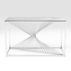 *WOONWINKEL* Kare Design Laser Silver Design Sidetable Met G, Huis en Inrichting, Tafels | Sidetables, Nieuw, Verzenden