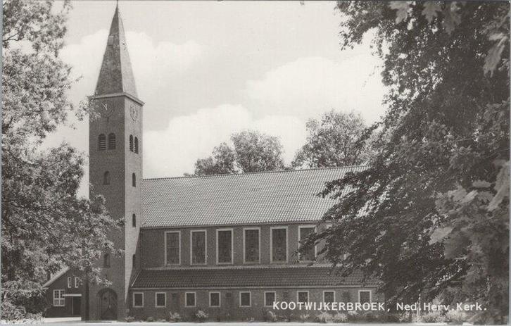 KOOTWIJKERBROEK - Ned. Herv. Kerk, Verzamelen, Ansichtkaarten | Nederland, Verzenden