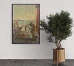 Italiaanse school (XX) - Processione a San Marco - cm 120x80, Antiek en Kunst