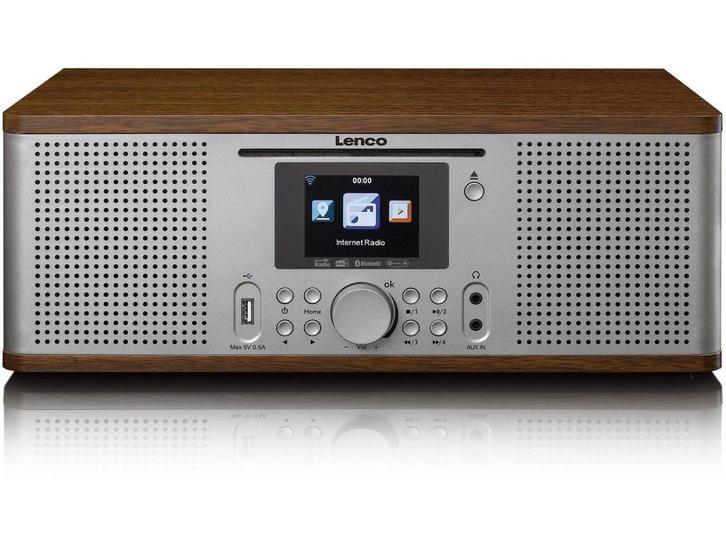 Lenco DIR-270WD - Internet Radio - DAB+ Bluetooth CD/MP3, Huis en Inrichting, Woonaccessoires | Overige, Nieuw, Verzenden