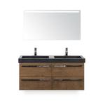 Seville Badmeubelset 120 cm - 4 laden Tabacco - Wastafel, Ophalen of Verzenden, Nieuw