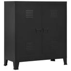 vidaXL Opbergkast industrieel 90x40x100 cm staal zwart, Huis en Inrichting, Woonaccessoires | Kisten, Verzenden, Nieuw