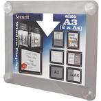Securit Raamdisplay A3 Grijs | Displaywinkel.nl, Verzenden, Nieuw in verpakking, Etalage