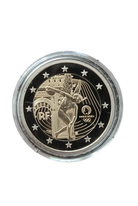 Frankrijk. 2 Euro 2022 Jeux Olympiques Paris 2024 Proof, Postzegels en Munten, Munten | Europa | Euromunten