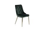 Eetkamerstoel - Rijk - Groen - Fluweel - Jörn, Huis en Inrichting, Stoelen, Verzenden, Nieuw