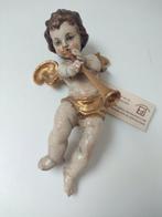 Snijwerk, Oberammergau Holzfigur - farbiger Engel mit