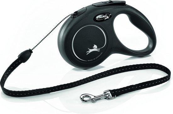 Flexi New Classic Koord - Hondenriem - Zwart - S - 5 meter -, Dieren en Toebehoren, Honden-accessoires, Verzenden