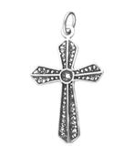 Zilveren Kruis filigrain bewerkt hanger, Verzenden, Nieuw
