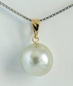 Zonder minimumprijs - Hanger - 18 karaat Geel goud Parel -