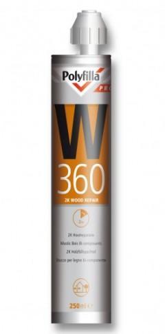 Polyfilla PRO W360 2K epoxy-vrije 120 minuten 2cm Houtrepara, Doe-het-zelf en Verbouw, Schildersmaterialen, Nieuw, Ophalen of Verzenden