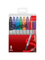 Sharpie Fine Point Marker 1mm Etui à 8 Kleuren, Nieuw, Verzenden