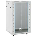 vidaXL Netwerkkast met draaiwieltjes 18U 19 IP20 60x60x100, Computers en Software, Verzenden, Nieuw