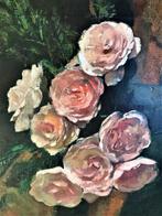 Otto B. de Kat (1907-1995) - Bloemstilleven:rozen in een