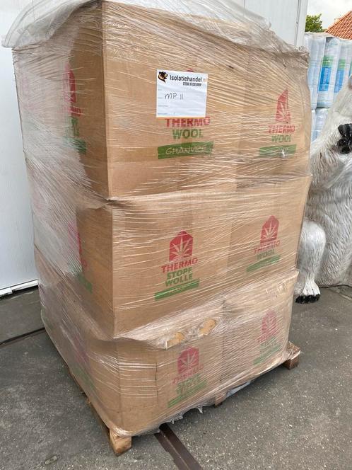 Stophennep Thermo Hennep Wol 10 kg | Restpartij | Op=Op MP11, Doe-het-zelf en Verbouw, Isolatie en Afdichting, Nieuw, Overige materialen