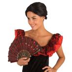 Waaier Spaans Pailletten Rood/Zwart, Ophalen of Verzenden, Nieuw