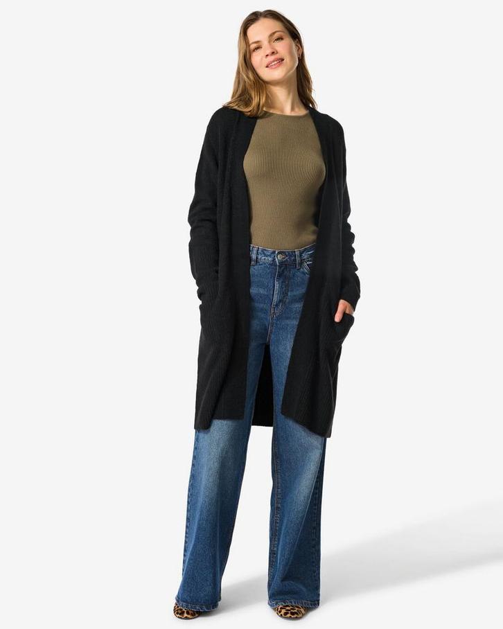 051 Dames vest Lana gebreid zwart, Kleding | Dames, Overige Dameskleding, Nieuw, Verzenden