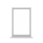 Vast raam Kozijn – 1190x1005mm – Wit, Nieuw, Kunststof, Raamkozijn, Ophalen of Verzenden