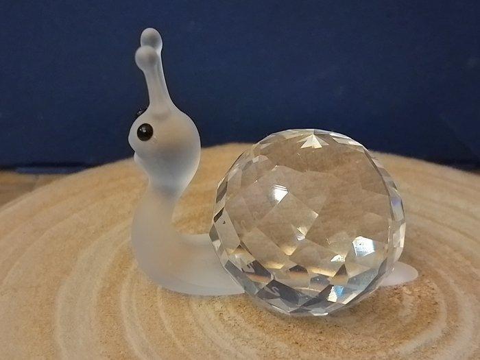 Swarovski - Beeldje - Snail - 012725 - Kristal, Antiek en Kunst, Curiosa en Brocante